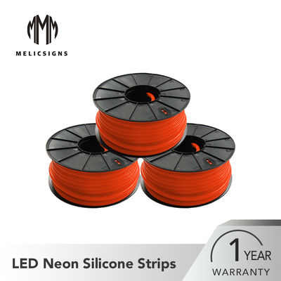 couleur rouge d'épaisseur de 220V 12mm 50 mètres de la longueur LED de bande au néon de silicone