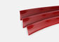 Chapeau en plastique d'équilibre de couleur rouge de la Manche de lettre de largeur acrylique matérielle sûre du bord 2.0cm