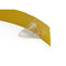 Chapeau latéral d'équilibre de lettre de canal extrême du chapeau en aluminium le jaune d'équilibre de peinture de couleur pour la lettre acrylique