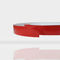 Chapeau en aluminium plat d'équilibre de bande la Manche de revêtement de côté de double de couleur rouge de 0.6/0.8 millimètre
