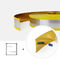 profils en aluminium de chapeau d'équilibre de lettre de la Manche de noyau d'or imperméable de miroir de 65mm