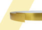 matériel de côté de retour enduit par or en aluminium de charge libre de brosse de chapeau d'équilibre d'épaisseur de 0.8MM